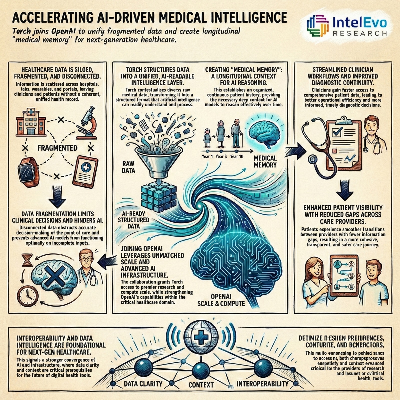 Torch Joins OpenAI to Accelerate AI-Driven Medical Data Integration